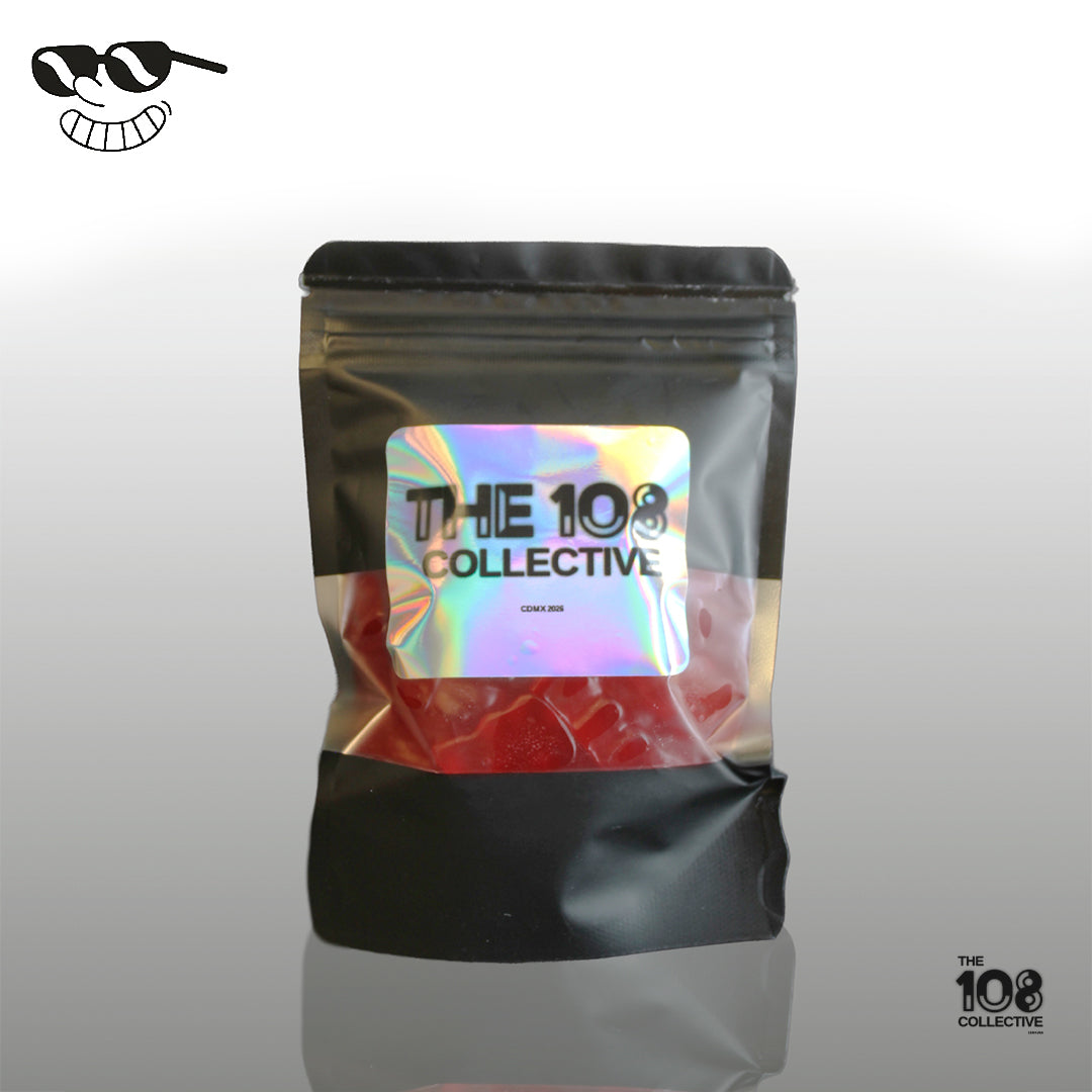 The108Colective | Gomitas D9 THC 15–100 mg | Sativa-Indica-Híbrida| 15-30 piezas