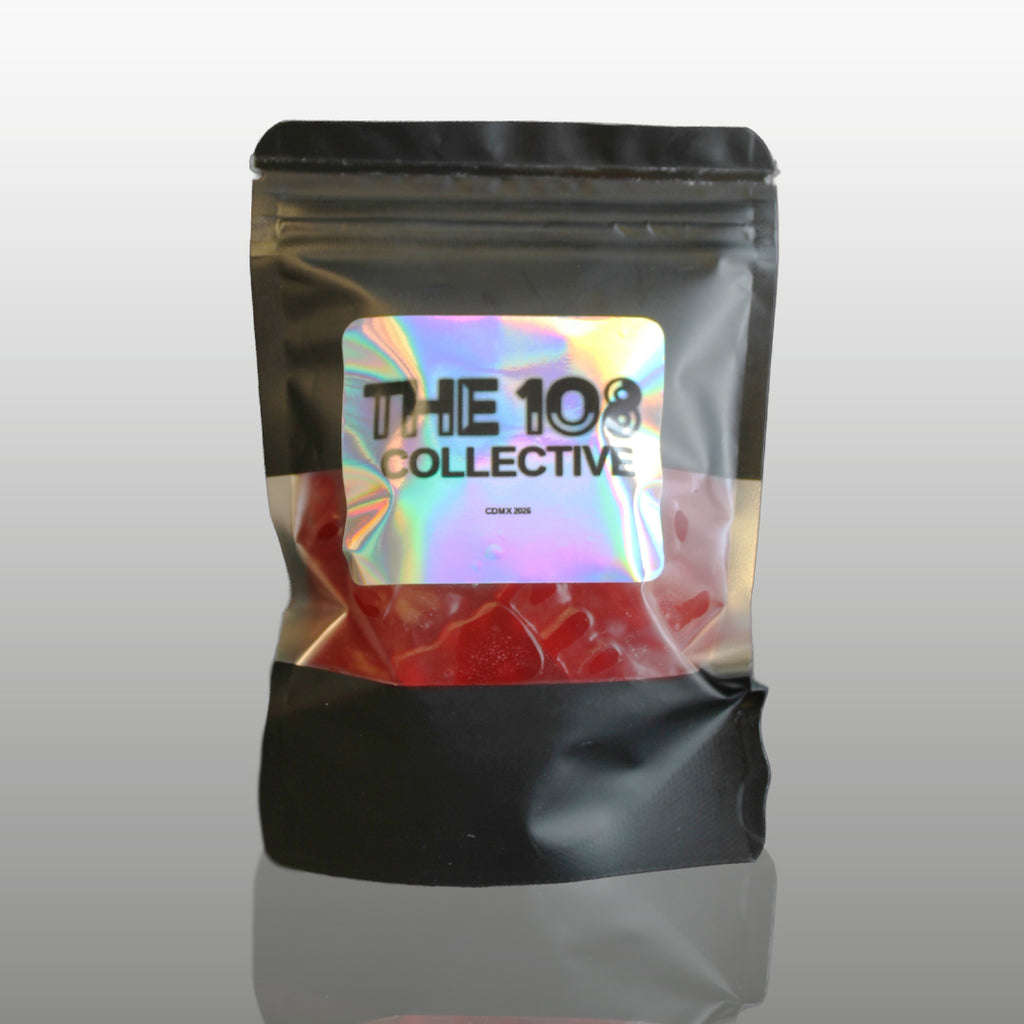 The108Colective | Gomitas D9 THC 15–100 mg | Sativa-Indica-Híbrida| 15-30 piezas